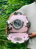 Pink Diving Helmet: Collectible Maritime Deep Sea Helmet - 18"