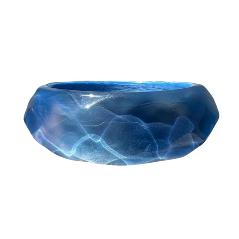 

Resin Bangle Bracelets Wide Round Bangle Sparkling Jewelry Artistic Fashion Accessory Suitable for Fashion Women Present