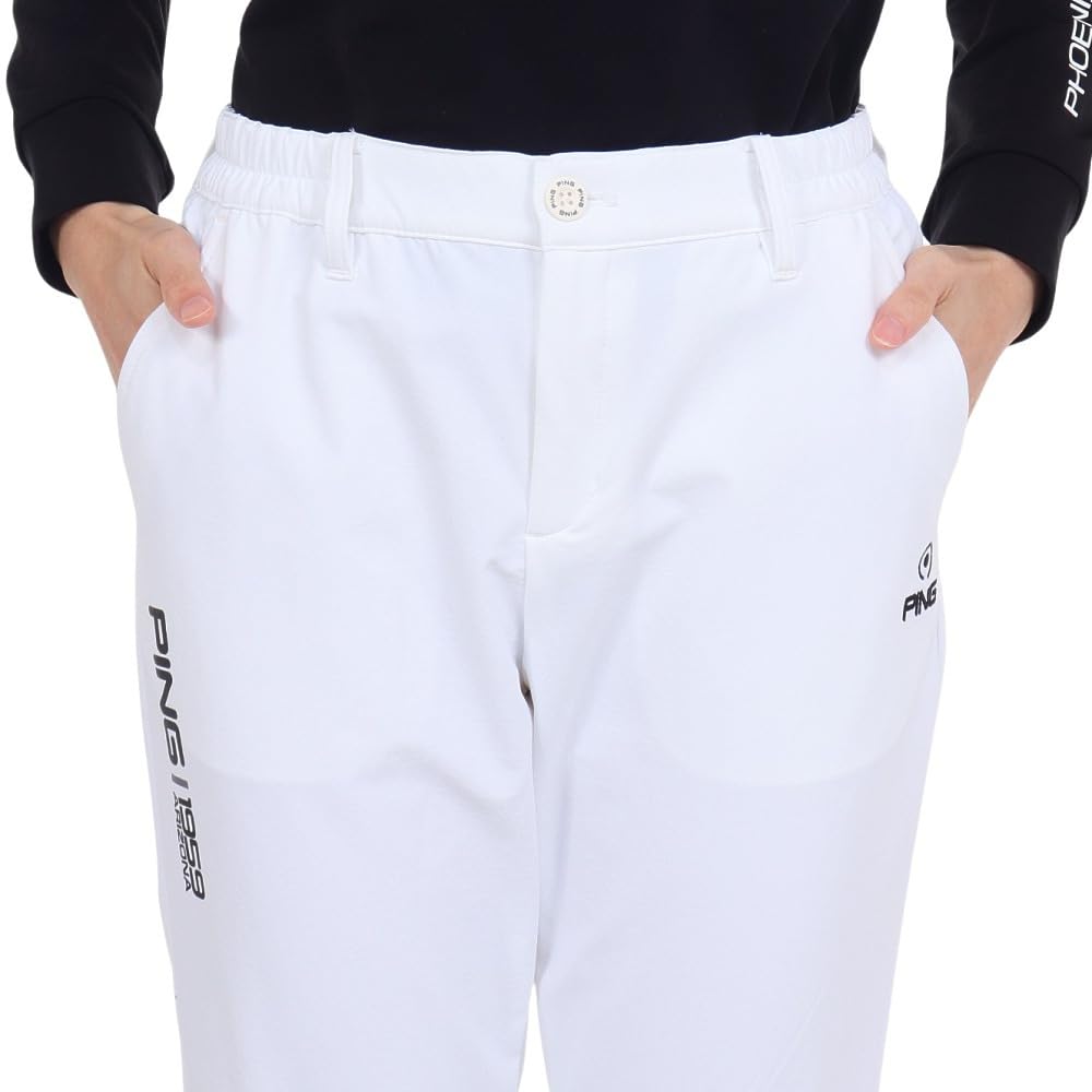 Long Pants Stretch Cordura Golf M [Ping Apparel] Women's Water-Repellent (All-Directional Material) / / 622-3231800 030_White