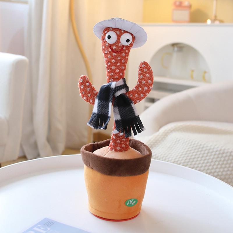 Electric Talking Cactus Toy Swaying Speaks Plush Toy Cute Kids Birthday Gift