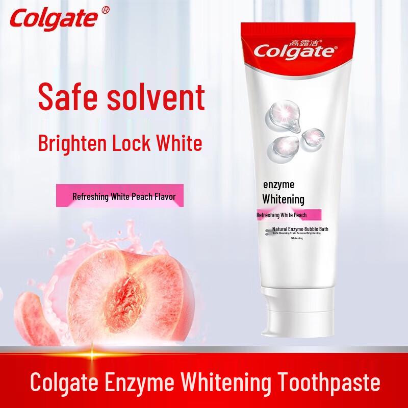

Colgate Active Enzyme Whitening Toothpaste - Refreshing Peach 120g