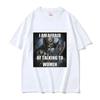 I Am Afraid of Talking To Women T-Shirts Hard Skeleton Meme Men Women Print Tee Cotton T Shirt Oversized Short Sleeve Tshirt