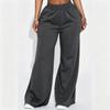 Pantaloni della tuta casual da donna a vestibilità larga con elastico in vita per yoga e uso quotidiano