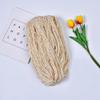 Beige Three-Strand Food-Grade Cotton Rope: Ideal for Wrapping Rice Dumplings, Curtain Ties, Decorative Crafts, and More.