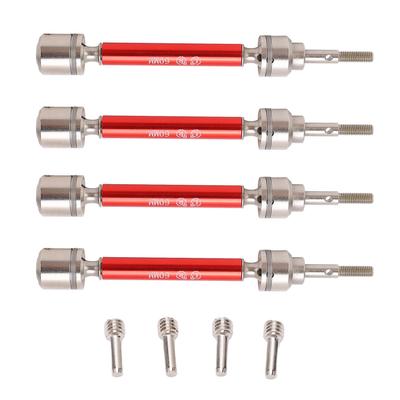 RC Drive Shaft Steel Adjustable Stable Front Rear Transmission Shaft for Traxxas 1 10 MAXX 2.0