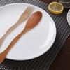 1PC 2 in1 Dual Head Soup Spoon Fork Natural Wood Cutlery  Dinner Tableware Set DIY Home Kitchen Accessories Flatware