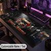 Large Mouse PadGuns N’ Roses Custom Name Text Personalized Desk Mat Non Slip Gaming Pad