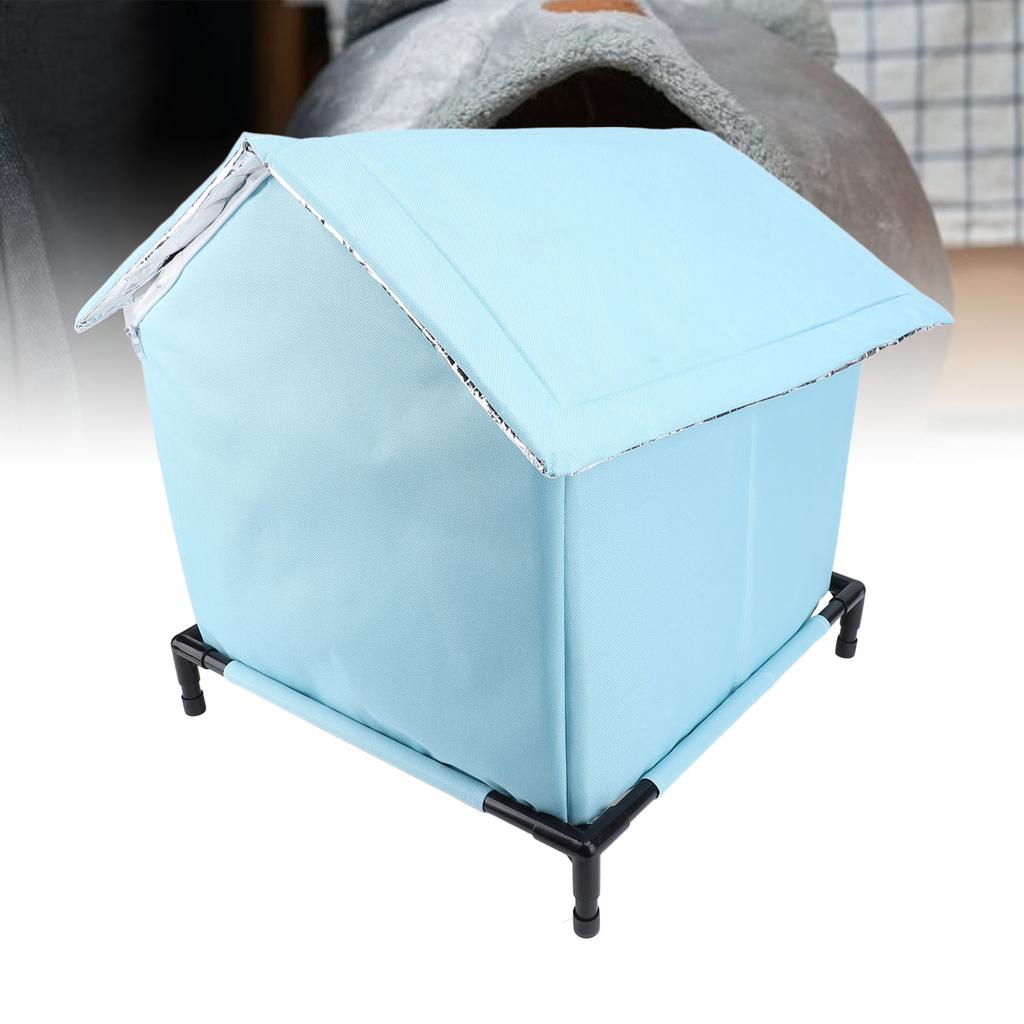 Outdoor Cat House Winter Warm Water Resistant Rainproof Large Space All Seasons   Enclosed Tent Insulated Shelter for Stray Cat