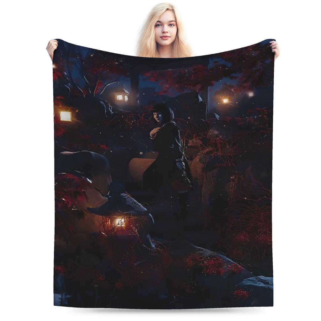 Warm BlanketGirls Boys Camping Silent Hill Throw Blanket Run Heather Flannel Bedspread For Bedroom Funny Sofa Bed Cover