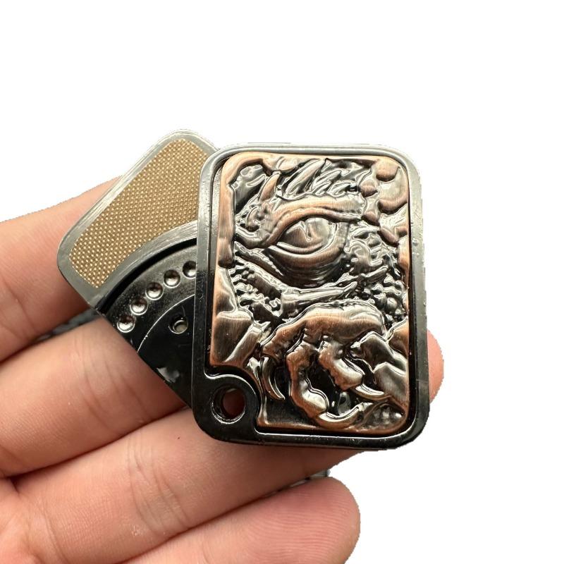 Fidget Magnetic Push Coin Metal Pushing Plate Pa Pa Coin Mechanical Slider Edc Stress Relief Sensory Toy Adults Anti Anxiety