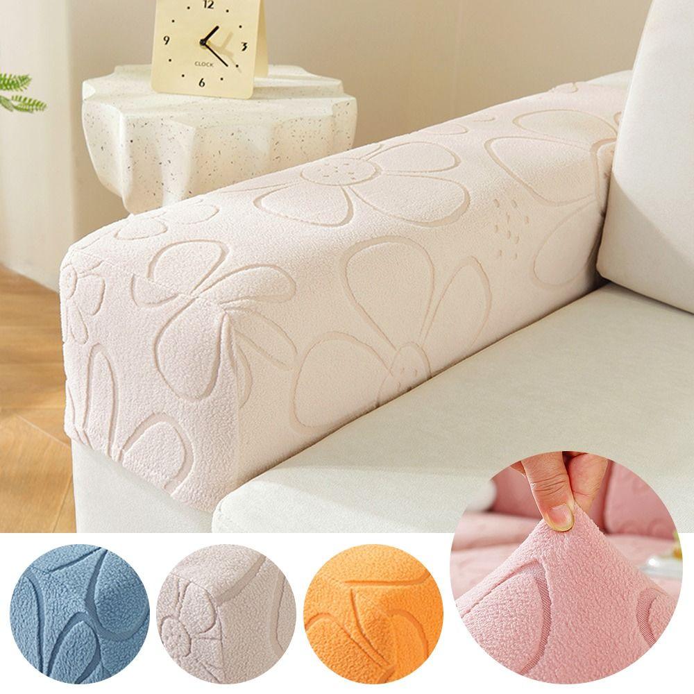 Anti-slip Sofa Armrest Cover Elastic Couch Arm Protector Sofa Cover for Home Furniture Decor