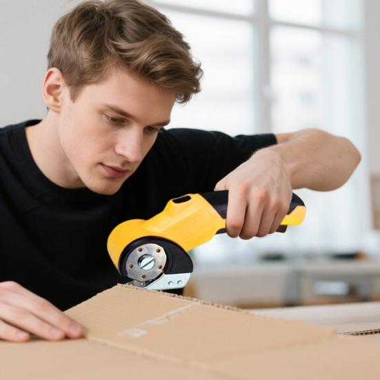 Akumulátorový řezač kartonu Elektrické nůžky na látku Vysokorychlostní motor Lehký design