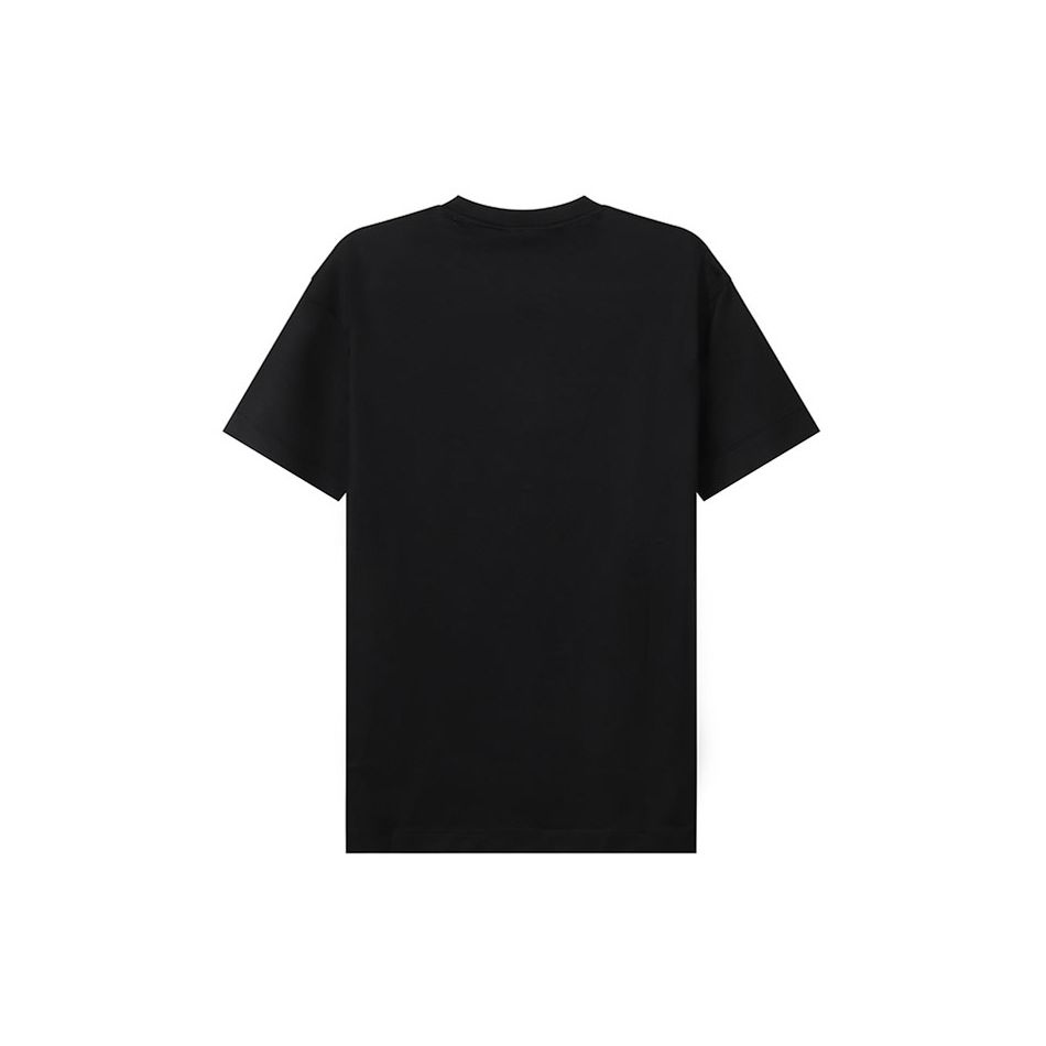 Emporio Armani Letter Logo Lyocell Fiber Round Neck Short Sleeve T-Shirt Men Tops Black 3L1TCE-1JUVZ-0999