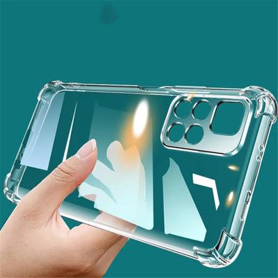 Klare stoßfeste Airbag-Silikon-Handyhülle für Xiaomi Redmi Note 12 Pro 12C 11A Poco X5 Pro 5G 4G weiche TPU-Rückseite