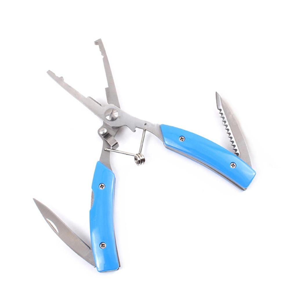 Multi-Functional Aluminium Alloy Fishing Pliers Stainless Steel Scissor Fish Hook Remover Braid Line Lure Cutter Tackle Tools