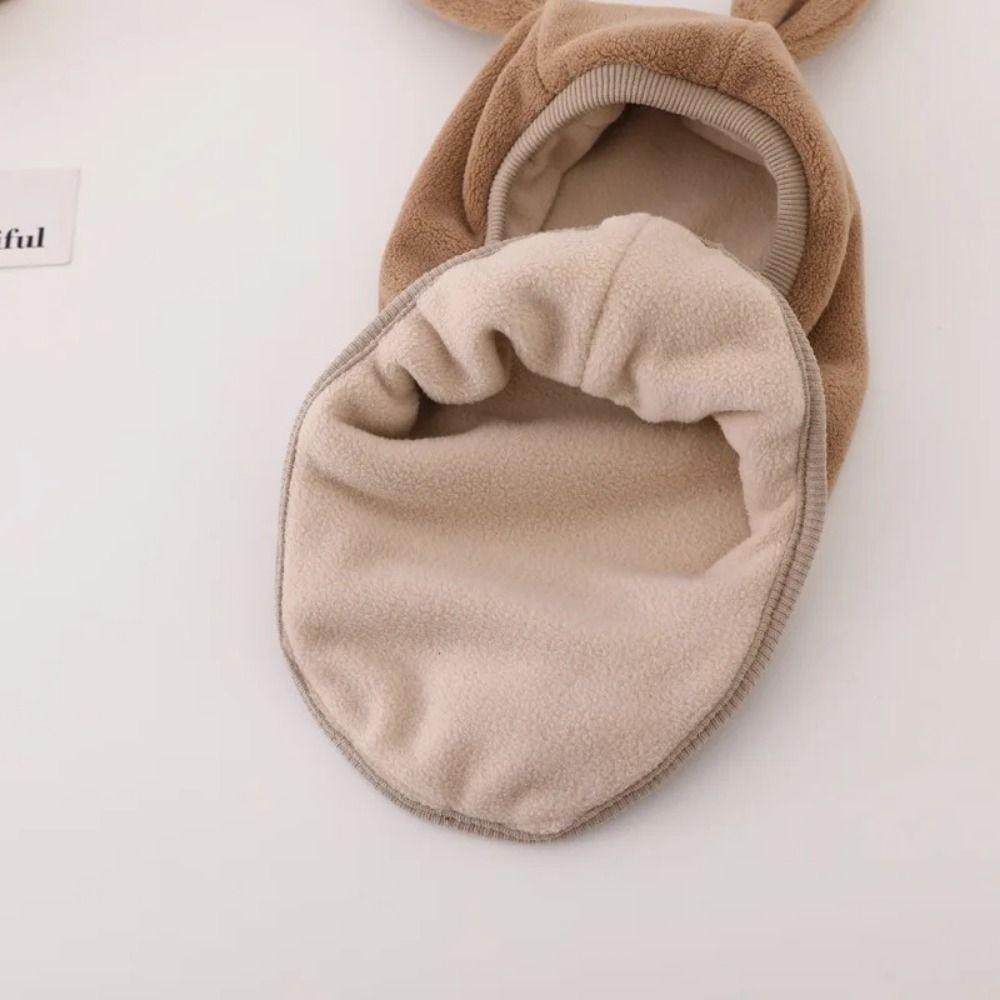 Winter Kinder Bärenohr Mütze Plüsch Kapuze Mützen Mode Sturmhaube Hut Junge Mädchen