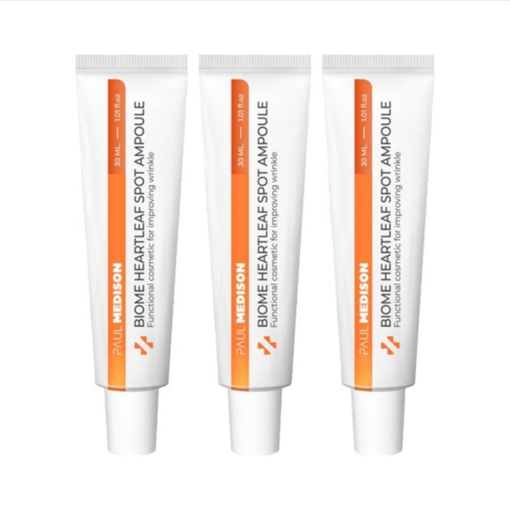 

Paul Medison Biome Heartleaf Spot Ampoule 30ml*3Pcs/5Pcs 3Pcs