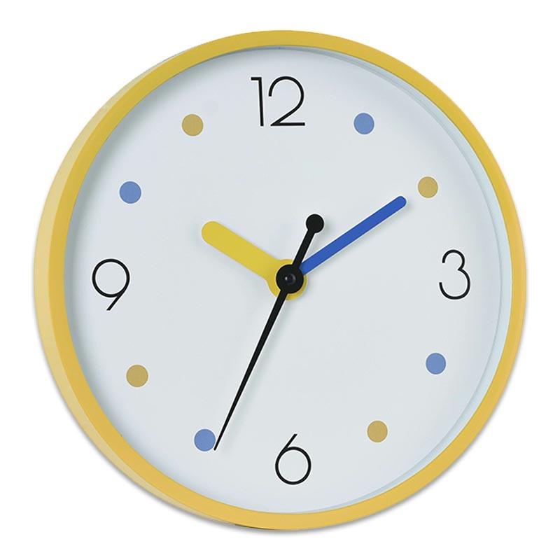 

Children s Early Education Learning Silent Wall Clock Living Room Bedroom Home Wall Clock Student Room Wall-mounted Punch-free Clock Type B