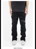 2023 Autumn Men's Loose Fit Solid Color Straight Jeans: Trendy Casual Overalls