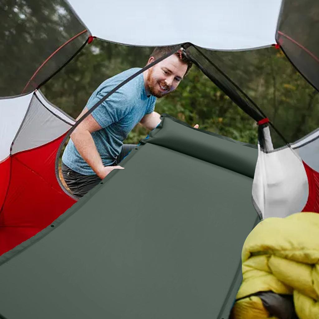 Single mattress Automatic Inflatable Sleeping Camping Mat Compressible Camping Mat Pad for Traveling Hiking Picnic