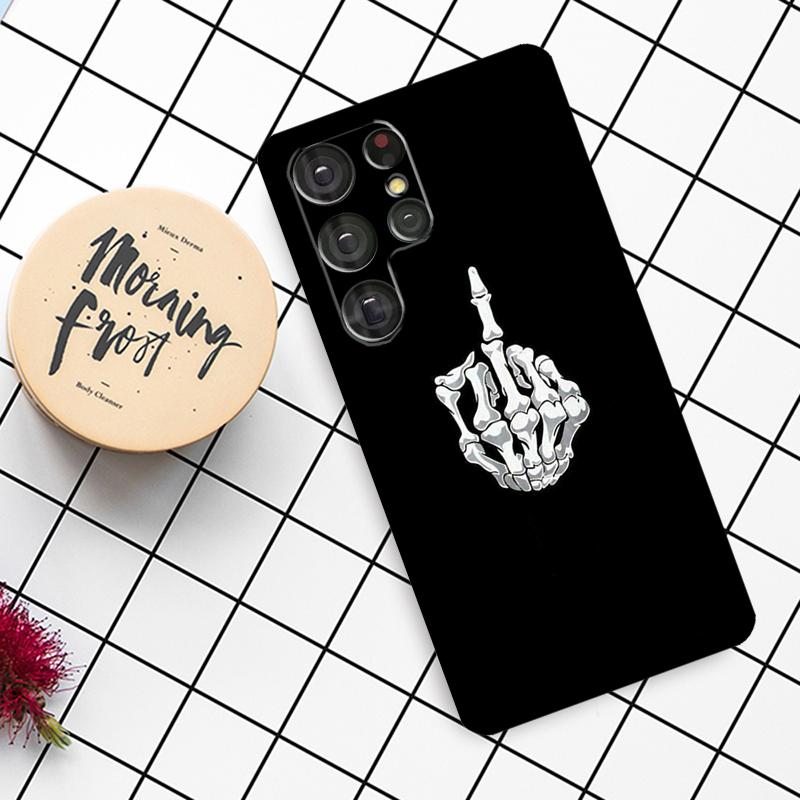 Middle Finger Case For Samsung Galaxy S24 FE S21 S22 S23 S25 Ultra S9 S10 Plus S20 FE S25 FE Phone Cover