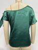 Women's Solid Color Satin One-Shoulder Pullover Shirt - Spring/Autumn