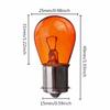2pcs Universal Car 1156 12V 21W Lamps Car Turn Signals Lights Replaceable Car Orange Reverse Bulbs Auto Light Accessories