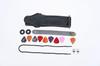 Guitar Strap Guitar Accessory Pack Belt Strap 10 Picks Universal Guitar Belt for and Bass Adjustable [DRELD] 17-Piece Set Buckle, Lock, Included.