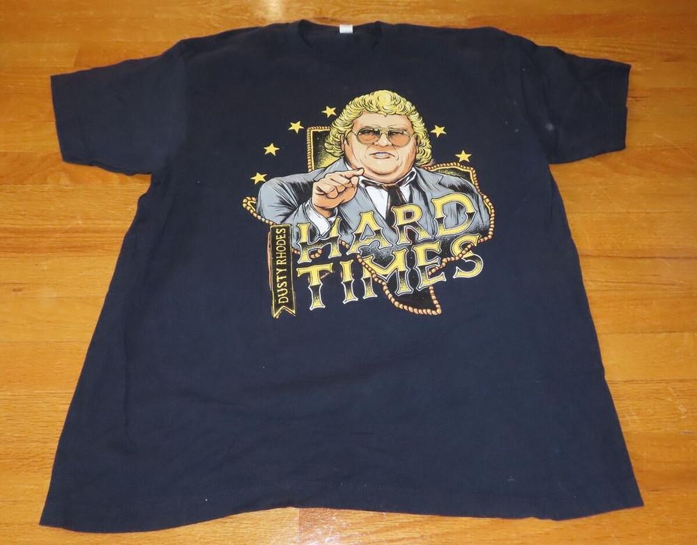 New Popular Dusty Rhodes Black T-Shirt Cotton Full Size Unisex T-Shirt XL