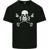 Unisex Shirt Cotton Oversize Large Size Metal Detector Skull Detecting Mens Cotton T-Shirt