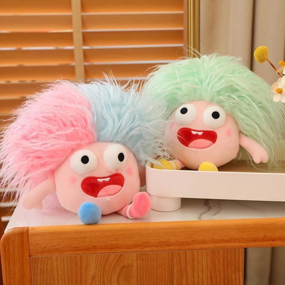 25cm Net Red Dopamin Augenrauschend Verrückt Baby Hässlich Süß Plüschpuppe Cartoon Lustige Puppe Plüschtier Lustige Persönlichkeit Geschenk Jungen Mädchen