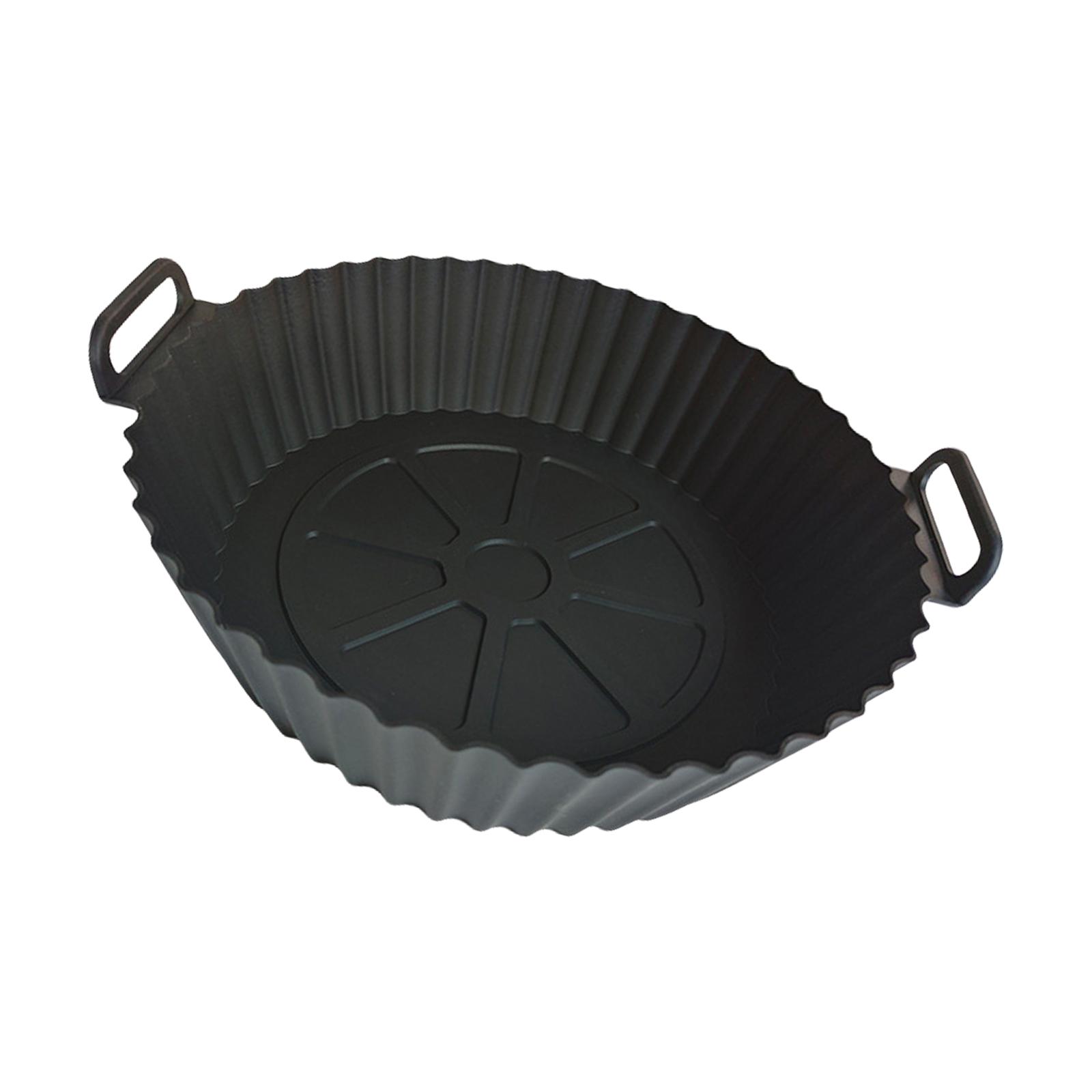 

Утолщенная пищевая подкладка для аэрофритюрницы, термостойкий силиконовый вкладыш, легко моющаяся и антипригарная подложка для готовки, противень для выпечки чёрный