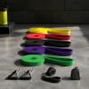 9pcs Long Lasting Use TPE Resistance Bands TPE Material Yoga Stretching Bands  Strength Training