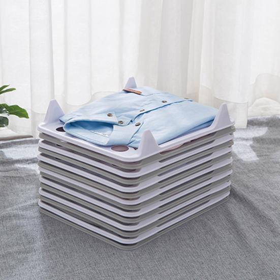 Stackable Clothes Organizer Shirt Folding Board T-shirt Divider Board Closet Organizer for Leggings Towels Jeans Sweaters Wrinkle-Free Storage
