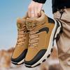 High-Top Cotton Hiking Shoes for Men Waterproof Outdoor Shoes Non-Slip Trekking Shoes Climbing Travel Shoe Warm Off-Road Hombre