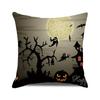 Halloween colorful pumpkin devil Digital printing short plush pillow covers for car sofa office cushion cover home goods