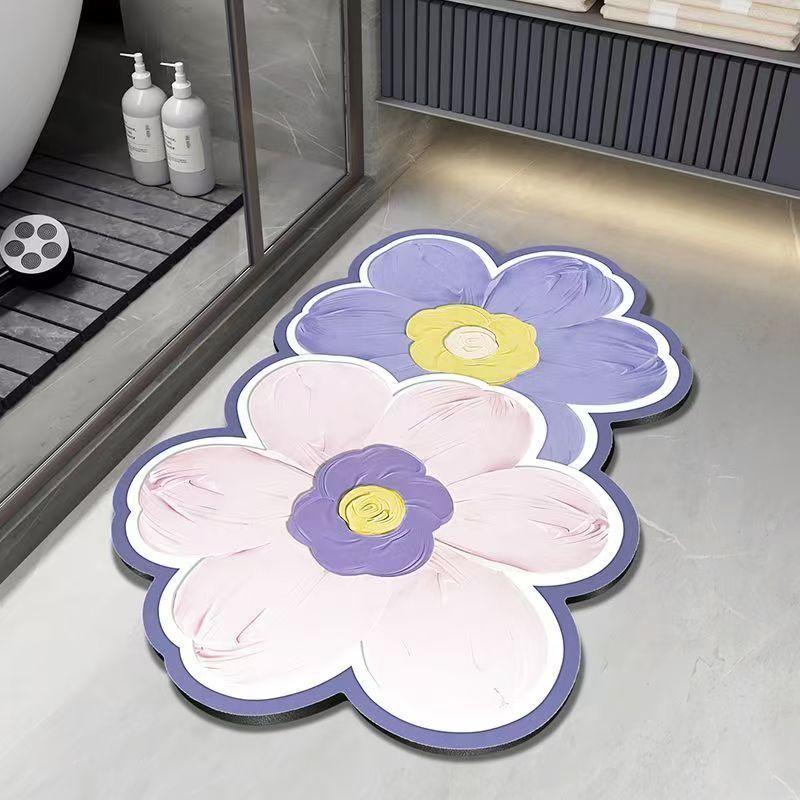 

Диатомовая грязь ванная комната ванная комната коврик для пола абсорбирующий коврик противоскользящий коврик для входной двери ковер для входной двери коврик для пола туалета 40x60cm