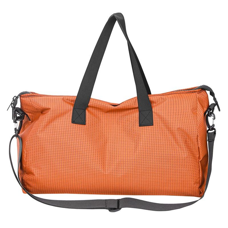 Simple plaid fitness bag New trendy, lightweight and fashionable shoulder commuter travel bag Korean version portable boarding duffel bag