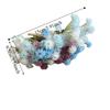 Sweet Starry Sky Flower Hair Clip Fairy Simulation Flower Floral Side Clip Bohemian Elegant Bride Hair Accessories Female