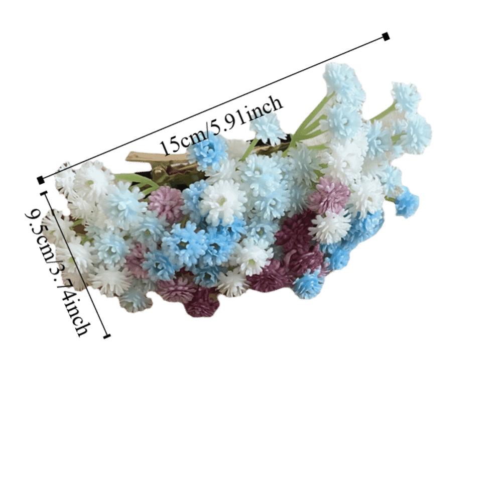 Sweet Starry Sky Flower Hair Clip Fairy Simulation Flower Floral Side Clip Bohemian Elegant Bride Hair Accessories Female