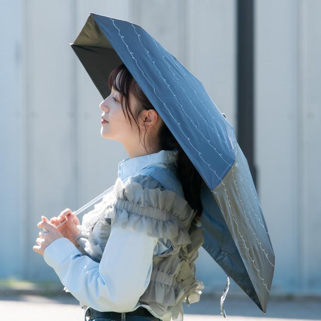 All Weather Design Lightweight Sunshade Sun and Rain 5 UV Dark ALL WEATHER Design KuruKuru Stripe DG 54857 HUS. Umbrella, Umbrella, Foldable, Ribs,