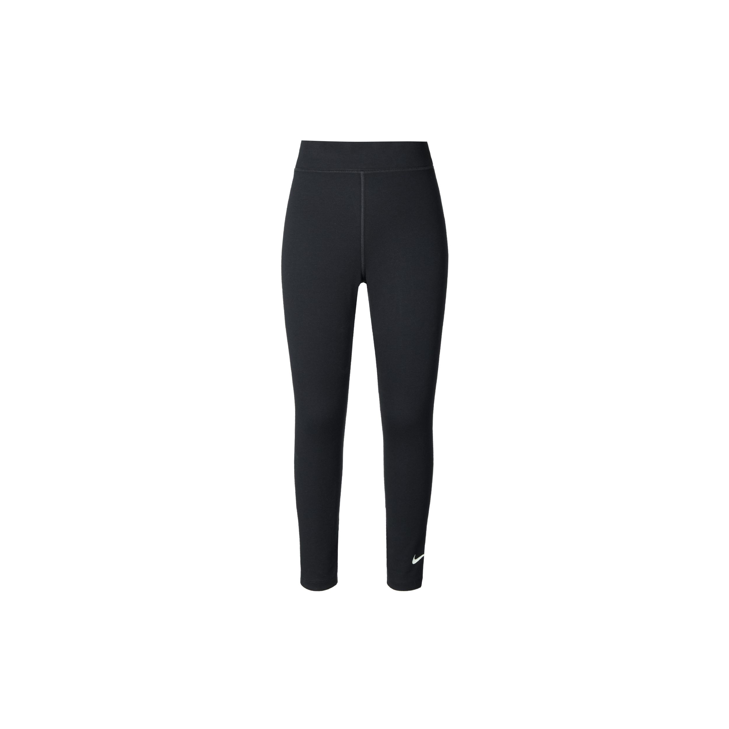 Nike Women's Black Solid Color Brand Logo Sports Leggings Leggings Dv7790-010 Cm