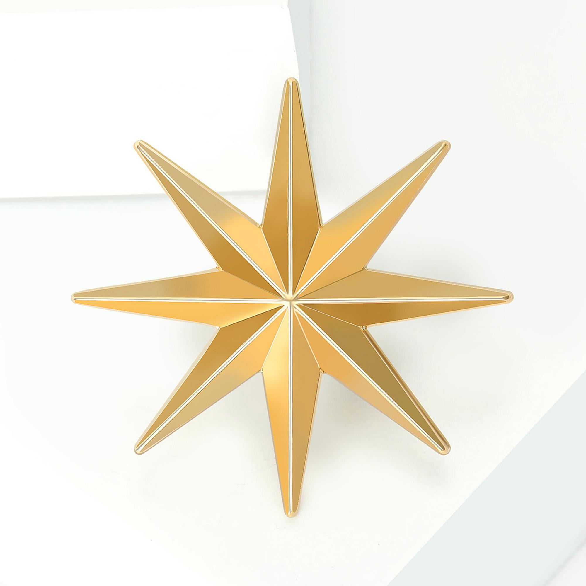 

Fashion Gloss Star Brooches for Women Unisex Classic Pins Keychain Event Party New Gifts Jewelry Decoration Accessories