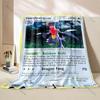1PC Pokemon Card G-Garchomp Printed Blanket for Home Travel Soft Comfortable Blanket for Adults and Children Luxury Gifts