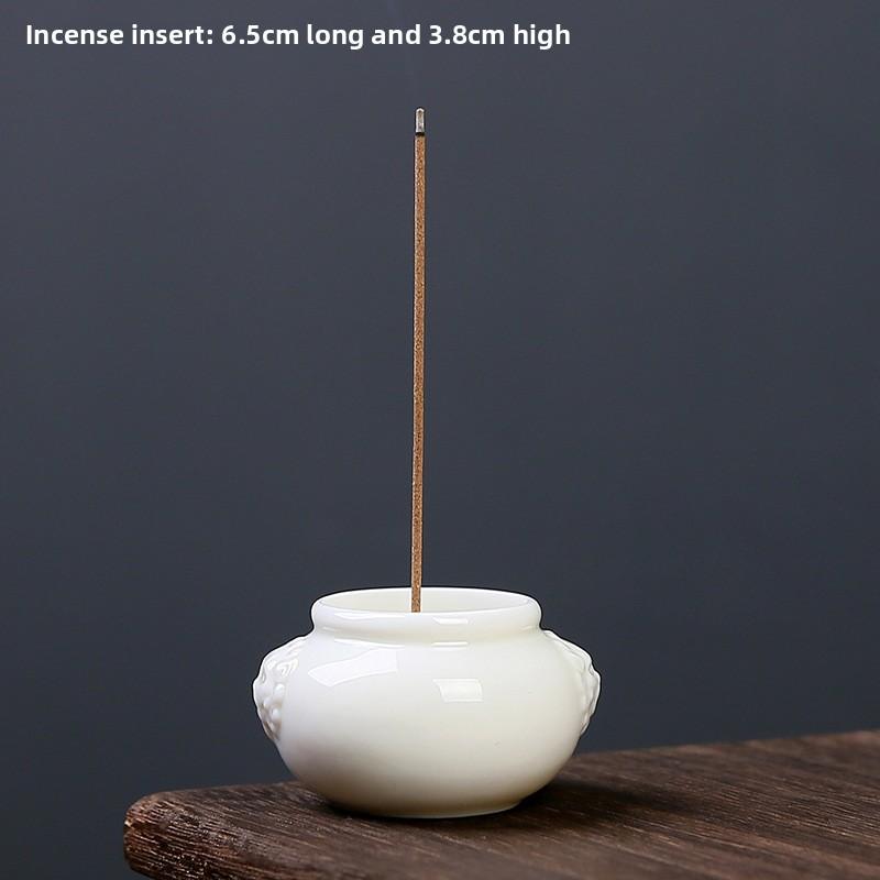 Ceramic Small Incense Burner Incense Burner Line Incense Insert Incense Seat Tea Table Ornament