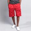 Summer new five-point pants overalls men's casual multi-pocket casual loose straight tooling