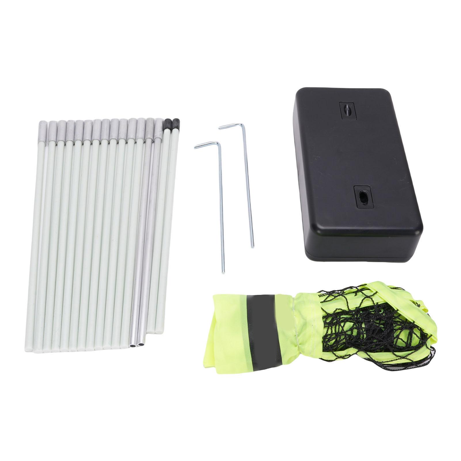 

Портативная бадминтонная сетка Быстрая установка Стандартная бадминтонная сетка с отдельно стоящим основанием для пляжа, заднего двора