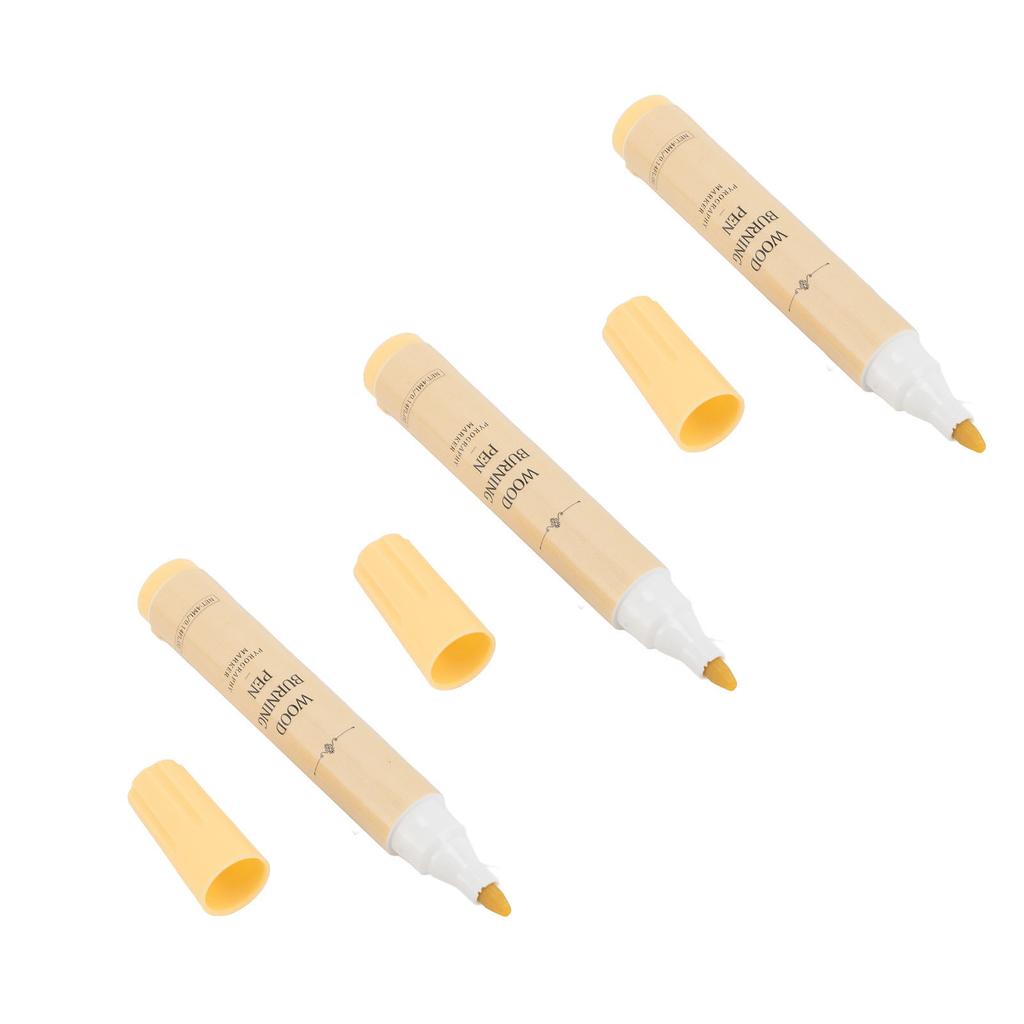 3Pcs Wood Burning Pen Kit Pyrography Marker Set Scorch Tools for Beginners Projects