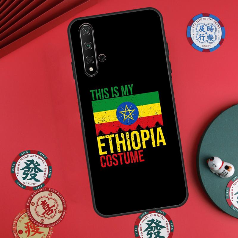Ethiopia Flag For Huawei Nova 11 Pro 9 10 SE Y70 Y60 Y90 Y61 Y91 Y73 Y72 12s 12i 11i 8i P30 P40 Lite Case