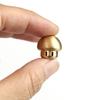 Mushroom Shape Brass Knife Bead Rope Paracord Lanyard Tail Pendant Bead DIY EDC Fidget Slider Accessories Adults Gifts